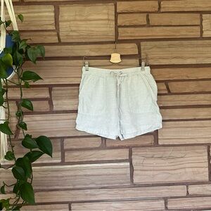 100% linen shorts